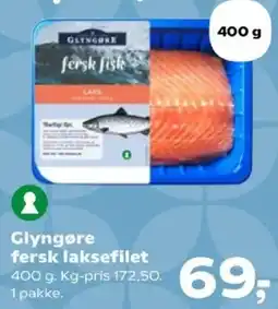Kvickly Glyngøre fersk laksefilet tilbud