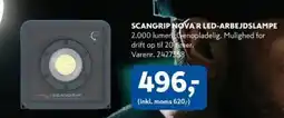 Davidsen Scangrip Nova R Led-arbejdslampe tilbud