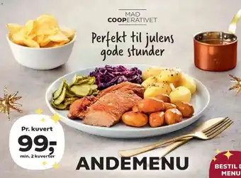 Mad Cooperativet Andemenu