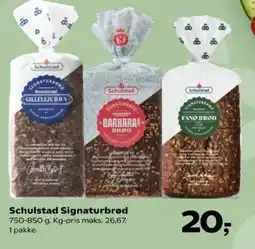 Kvickly Schulstad Signaturbrød tilbud