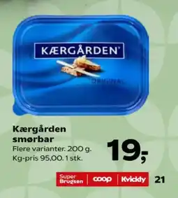 Kvickly Kærgården smørbar tilbud