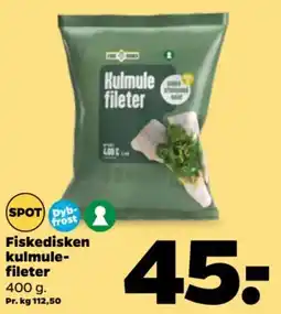 Netto Fiskedisken kulmule-fileter tilbud