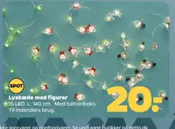 Netto Spot Lyskæde med figurer tilbud