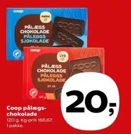 Kvickly Coop pålægschokolade tilbud