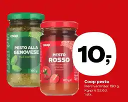 Kvickly Coop pesto tilbud