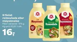 Kvickly K-Salat remoulade eller mayonnaise tilbud