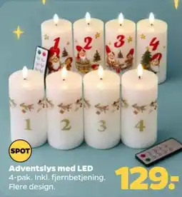 Netto Spot Adventslys med LED tilbud