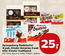 Kvickly Spangsberg flødeboller tilbud