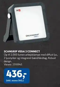Davidsen Scangrip vega 2 connect tilbud