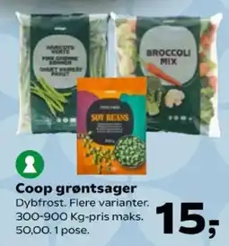 Kvickly Coop grøntsager tilbud