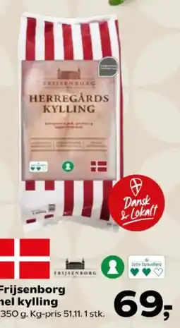 Kvickly Frijsenborg herregårds kylling tilbud