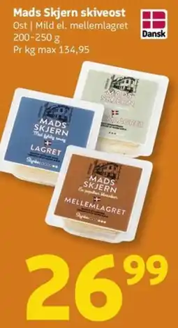 Løvbjerg Mads Skjern skiveost tilbud