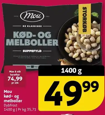Mou kød- og melboller