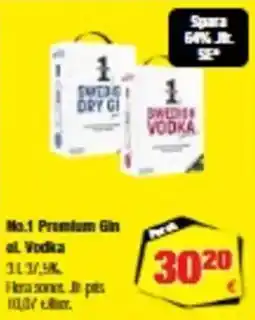 Calle No.1 Premium Gin el. Vodka tilbud