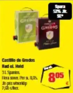 Calle Castillo de Grados Red el Hvid tilbud