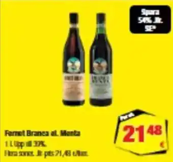 Fernet Branca el. Monta