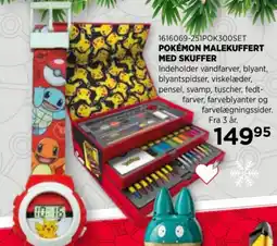 KiDS Coolshop Pokémon Malekuffert med skuffer tilbud