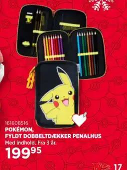 KiDS Coolshop Pokemon, Fyldt Dobbeltdekker Penalhus tilbud