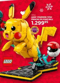 KiDS Coolshop LEGO POKEMON 72152 PIKACHU OG POKÉ BALL tilbud