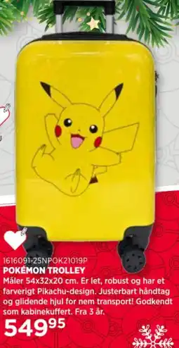 KiDS Coolshop Pokemon trolley tilbud