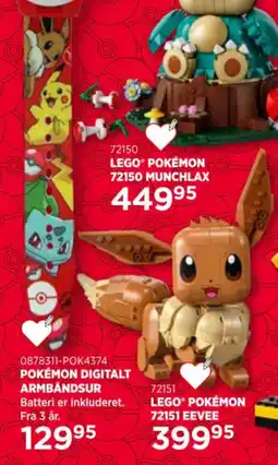 KiDS Coolshop lego pokemon 72150 munchlax tilbud