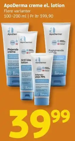Løvbjerg ApoDerma creme el. lotion tilbud
