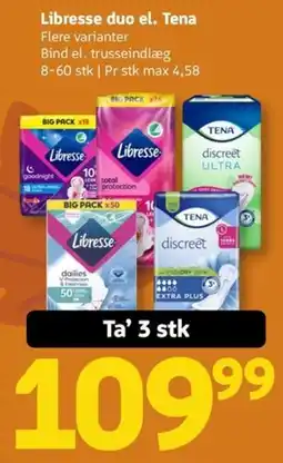Løvbjerg Libresse duo el. Tena tilbud