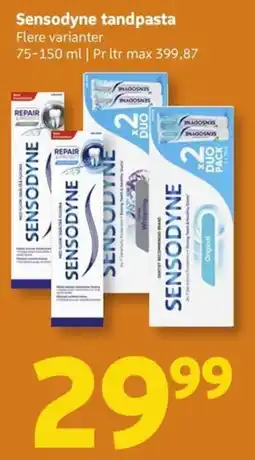 Løvbjerg Sensodyne tandpasta tilbud