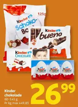 Løvbjerg Kinder chokolade tilbud