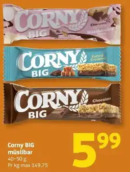 Løvbjerg Corny BIG müslibar tilbud