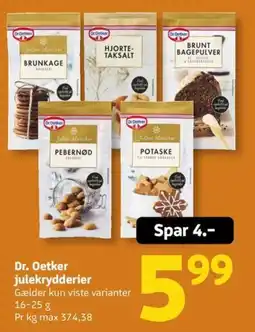 Løvbjerg Dr. Oetker julekrydderier tilbud