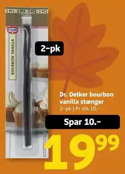 Løvbjerg Dr. Oetker bourbon vanilla stænger tilbud