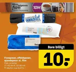 Løvbjerg fixa fryseposer, affaldsposer, spandeposer tilbud