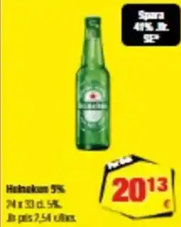 Calle Heineken 5% tilbud