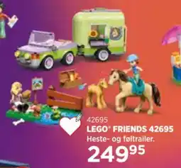KiDS Coolshop lego friends 42695 heste- og føl trailer tilbud