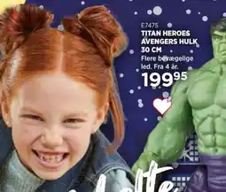 KiDS Coolshop Titan Heroes Avengers Hulk tilbud