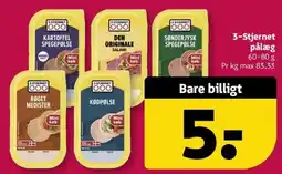 Løvbjerg 3-stjernet pålæg tilbud