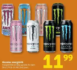 Løvbjerg Monster energidrik tilbud