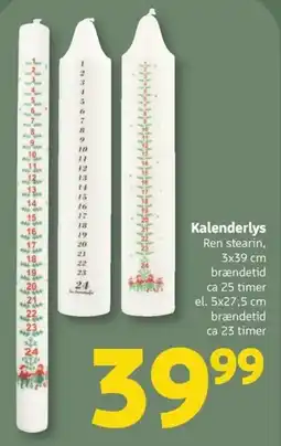 Løvbjerg Kalenderlys tilbud
