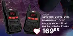 KiDS Coolshop Spyx Walkie Talkies tilbud