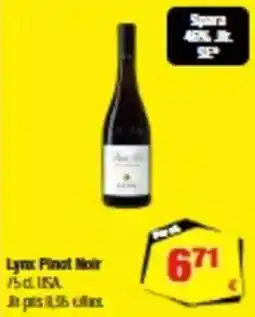 Calle Lynx Pinot Noir tilbud