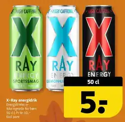 Løvbjerg X-Ray energidrik tilbud