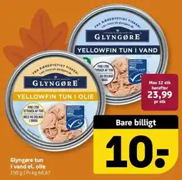 Løvbjerg Glyngøre yellowfin tun i olie tilbud