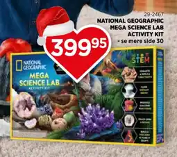 KiDS Coolshop National Geographic Mega Science Lab Activity Kit tilbud