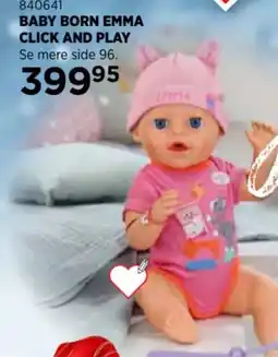 KiDS Coolshop Baby Born Emma tilbud