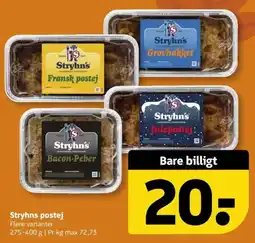 Løvbjerg Stryhns postej tilbud