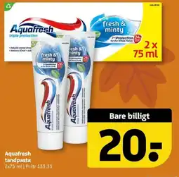 Løvbjerg Aquafresh tandpasta tilbud