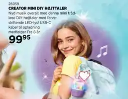 KiDS Coolshop Creator Mini Diy Højtaler tilbud