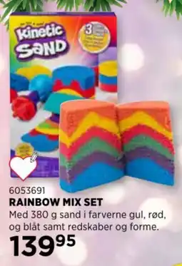 KiDS Coolshop Kinetic Sand Rainbow Mix Set tilbud