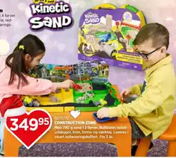 KiDS Coolshop Kinetic Sand Construction Zone tilbud